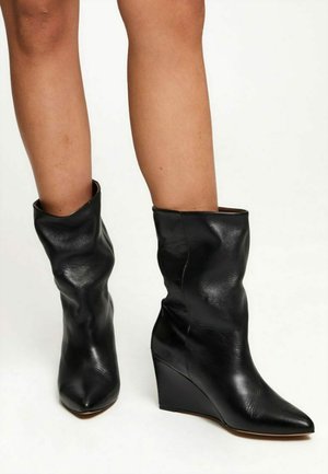 VULLY 75 - Wedge Ankle Boots - black