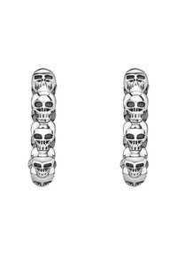 THOMAS SABO CREOLEN TOTENKÖPFE - Ohrringe - silver coloured