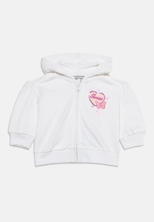 Guess, HOODED ACTIVE - Sweater met rits - pure white