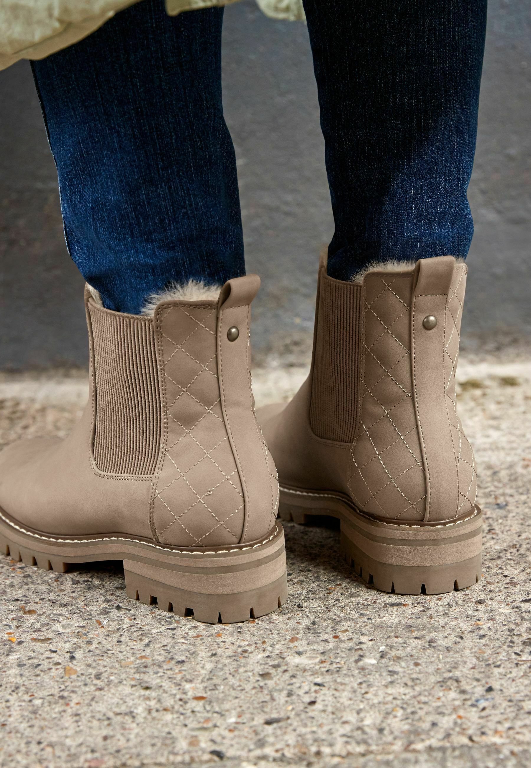 Next Winter boots - blush pink/pink 