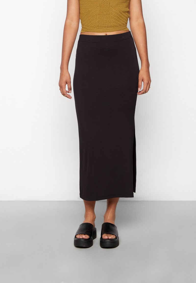 MARIA MIDI SKIRT - Jupe crayon - black