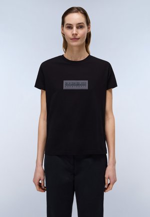 BOX LOGO - T-shirt print - black