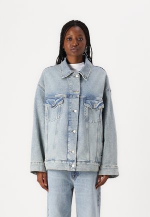 7 for all mankind OLI TRUCKER - Spijkerjas - light blue