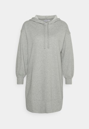 HOODIE DRESS - Day dress - grey heather