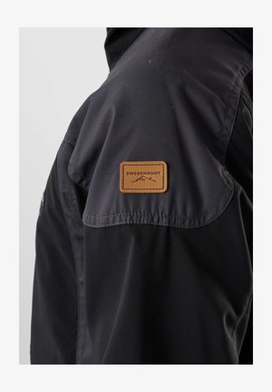 Swedemount, NORDKAP STRETCH JACKET II - Windbreakers - charcoal black