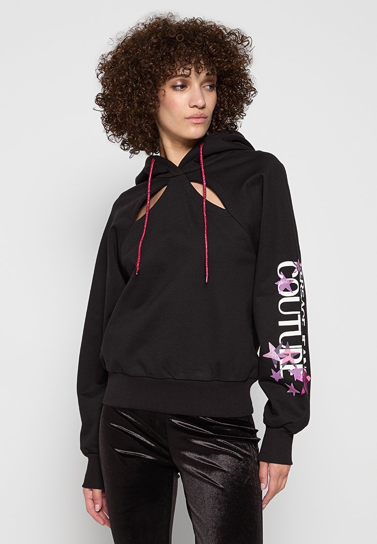 Versace Jeans Couture Hoodie zwart Versace Jeans Couture Hoodie zwart