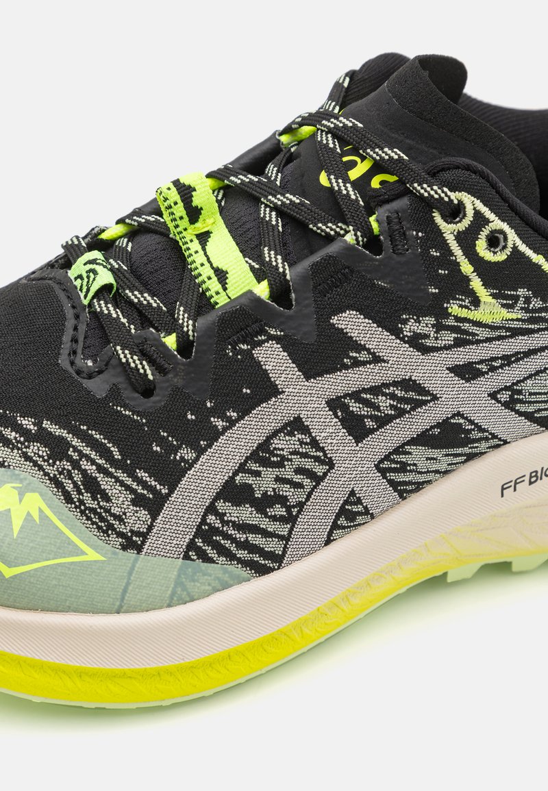 ASICS FUJI LITE 5 - Trail running shoes - black/oatmeal  display picture 1