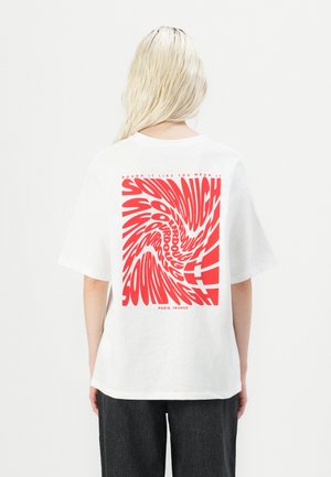 JXMILLOW LOOSE TEE - T-Shirt print - bright white
