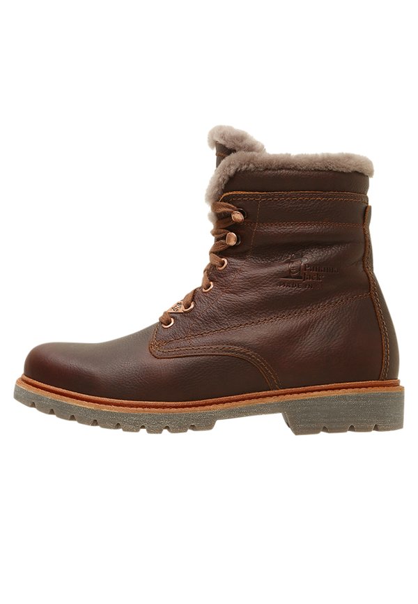 AVIATOR IGLOO - Lace-up ankle boots - chestnut
