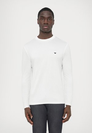 Top s dlhým rukávom - off white