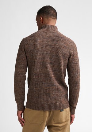 Petrol Industries, MARL KNIT MILLFIELD - Pullover - saddle brown