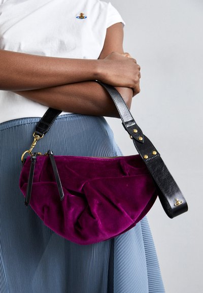 Vivienne Westwood AGNES SMALL SHOULDER BAG - Handväska - purple