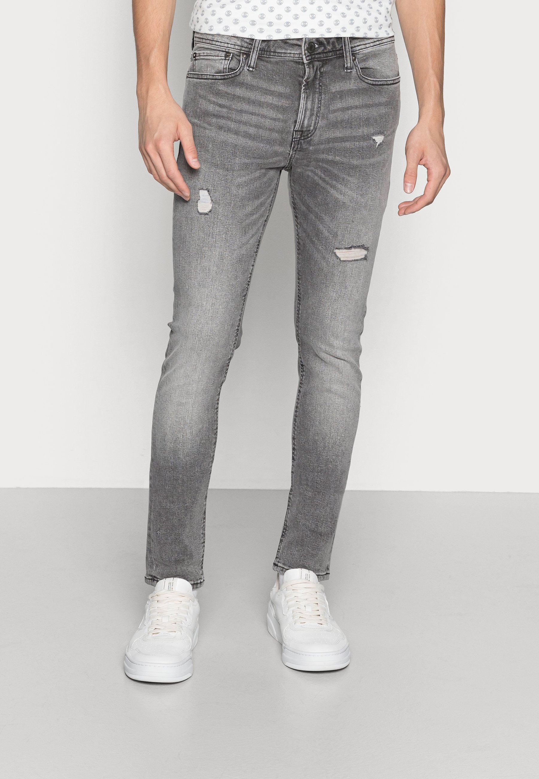 Jack & Jones JJILIAM JJORIGINAL - Jean slim - grey denim/gris