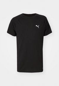 EVOSTRIPE TEE - Sportiniai marškinėliai trumpomis rankovėmis - black
