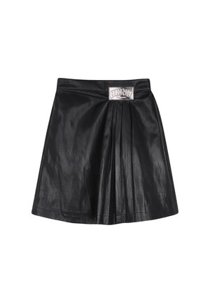DKNY, JUPE SIMILI - Jupe plissée - black