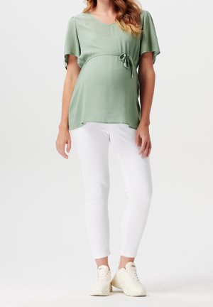 Skinny džíny - white denim