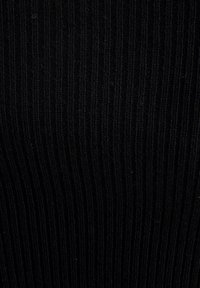 POLO COLLAR BUTTON DETAILED  - Camiseta de manga larga - black