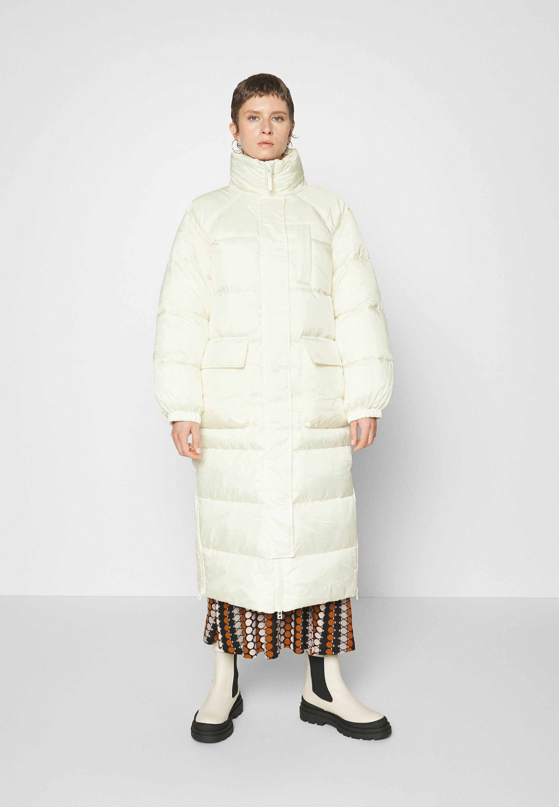 marco polo long puffer coat