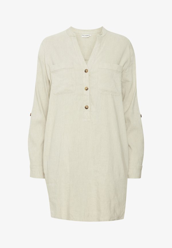 LUCA - Shirt dress - sandshell melange