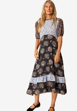 Fabulous Cath Kidston Dress UK 10 Beige midi summer WLH01