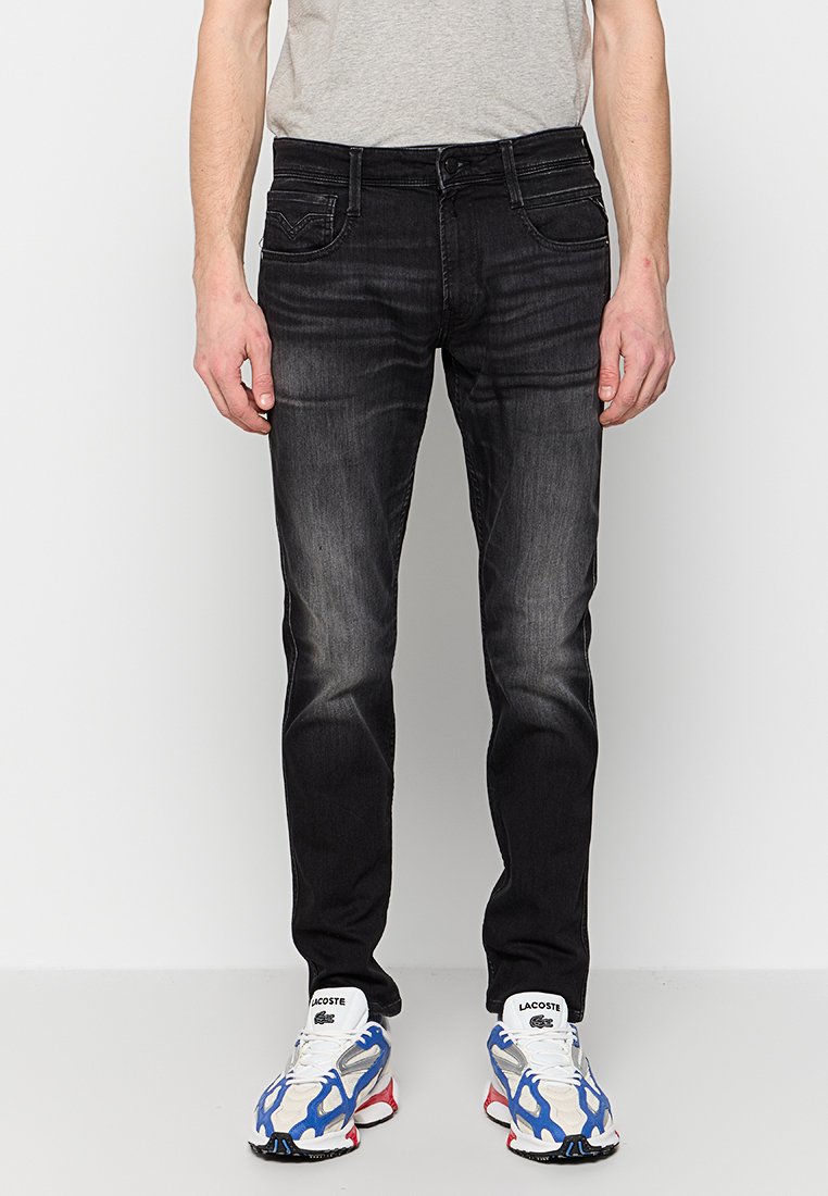 Replay Slim fit jeans zwart Replay Slim fit jeans zwart