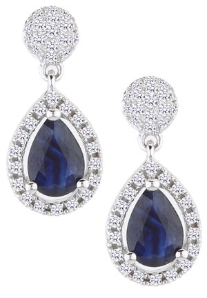 DIAMANT L'ÉTERNEL Pendientes - white gold coloured