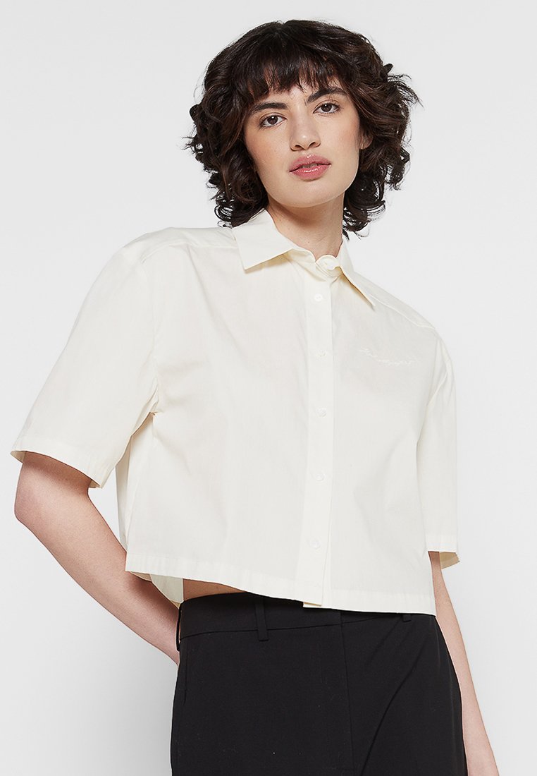 Karl Lagerfeld Overhemdblouse crème Karl Lagerfeld Overhemdblouse crème