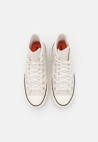Converse CHUCK TAYLOR ALL STAR LINED PLATFORM - Høye joggesko - egret/black