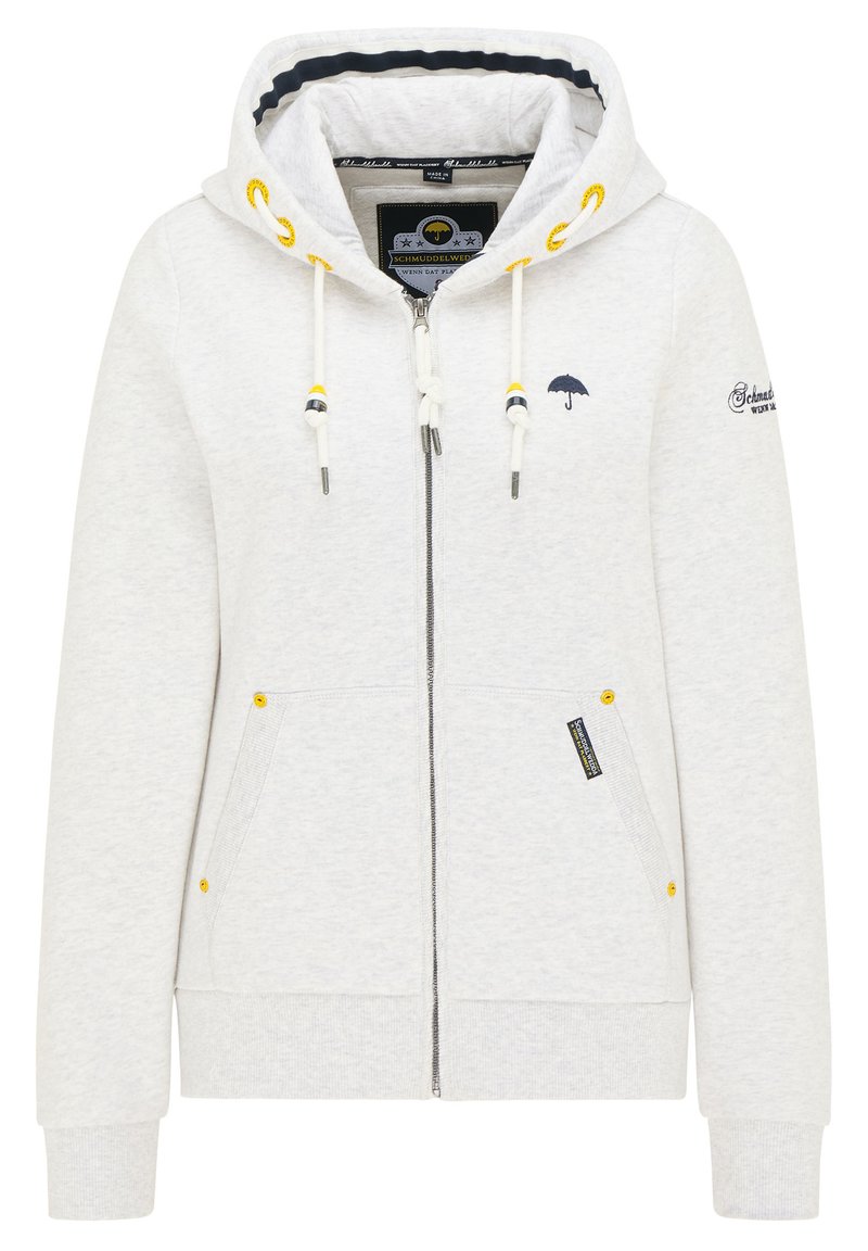 Damen Sweatshirts | Schmuddelwedda SCHMUDDELWEDDA YASANNA Sweatjacke weiss melange/weiß - SZ98304 Damen Sweatshirts | Schmuddelwedda SCHMUDDELWEDDA YASANNA Sweatjacke weiss melange/weiß - SZ98304