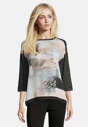 Blouse - white/grey