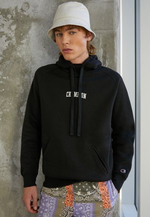 HOODED - Sweater - black