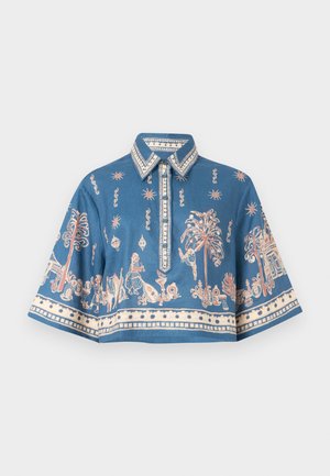 ACACIA CROPPED SHIRT - Blúz - blue