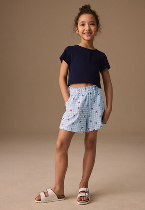 Next, REGULAR FIT - TEXTURED SHORTS  . - Shorts - blue gingham