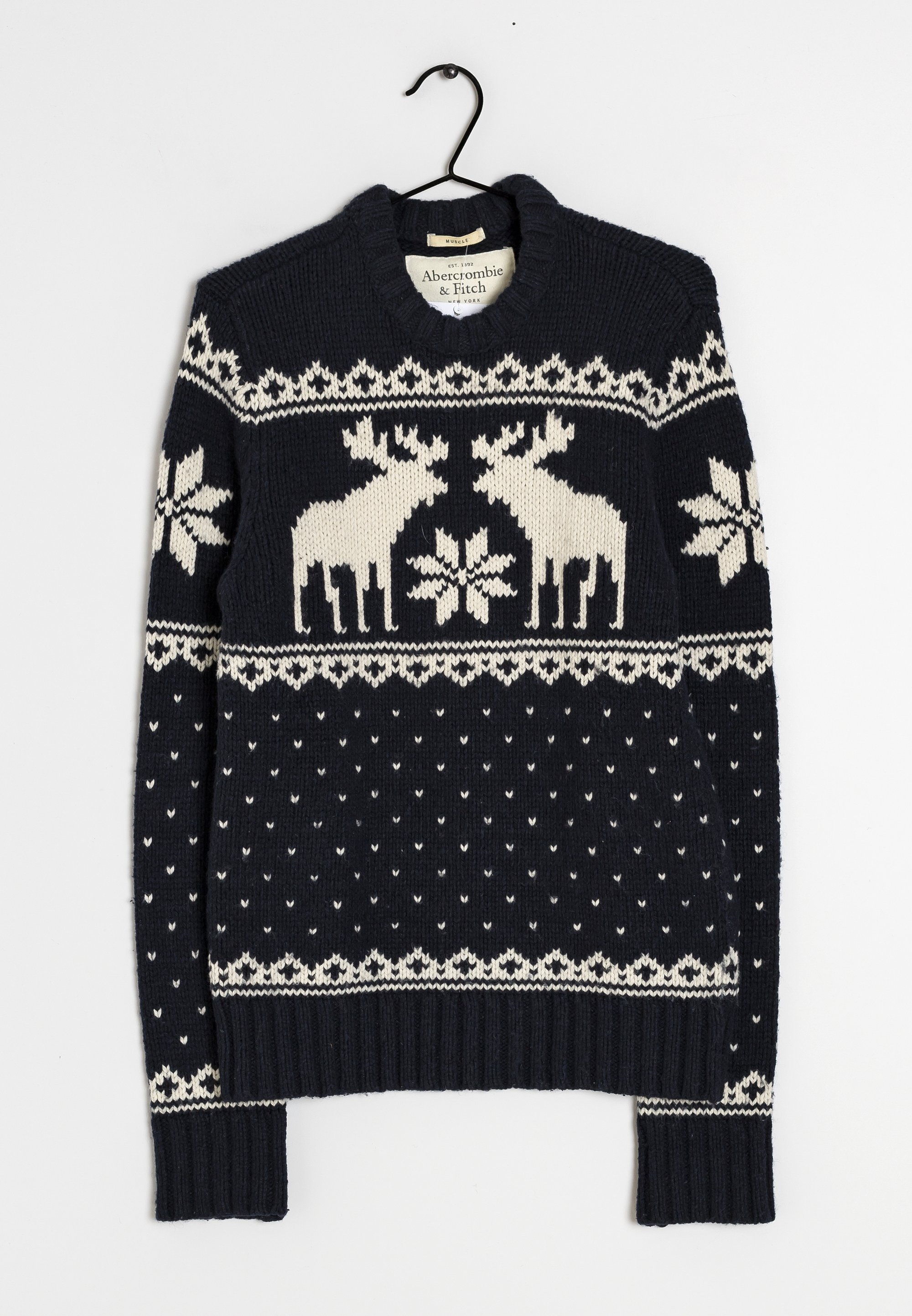 Maglione Natale Maglione Renne Uomo Abercrombie Maglione Rosso