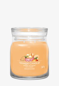 Yankee Candle SIGNATURE MEDIUM JAR MANGO ICE CREAM - Duftkerze - orange