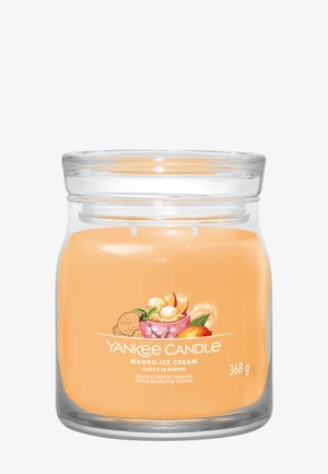 SIGNATURE MEDIUM JAR MANGO ICE CREAM - Bougie parfumée - orange