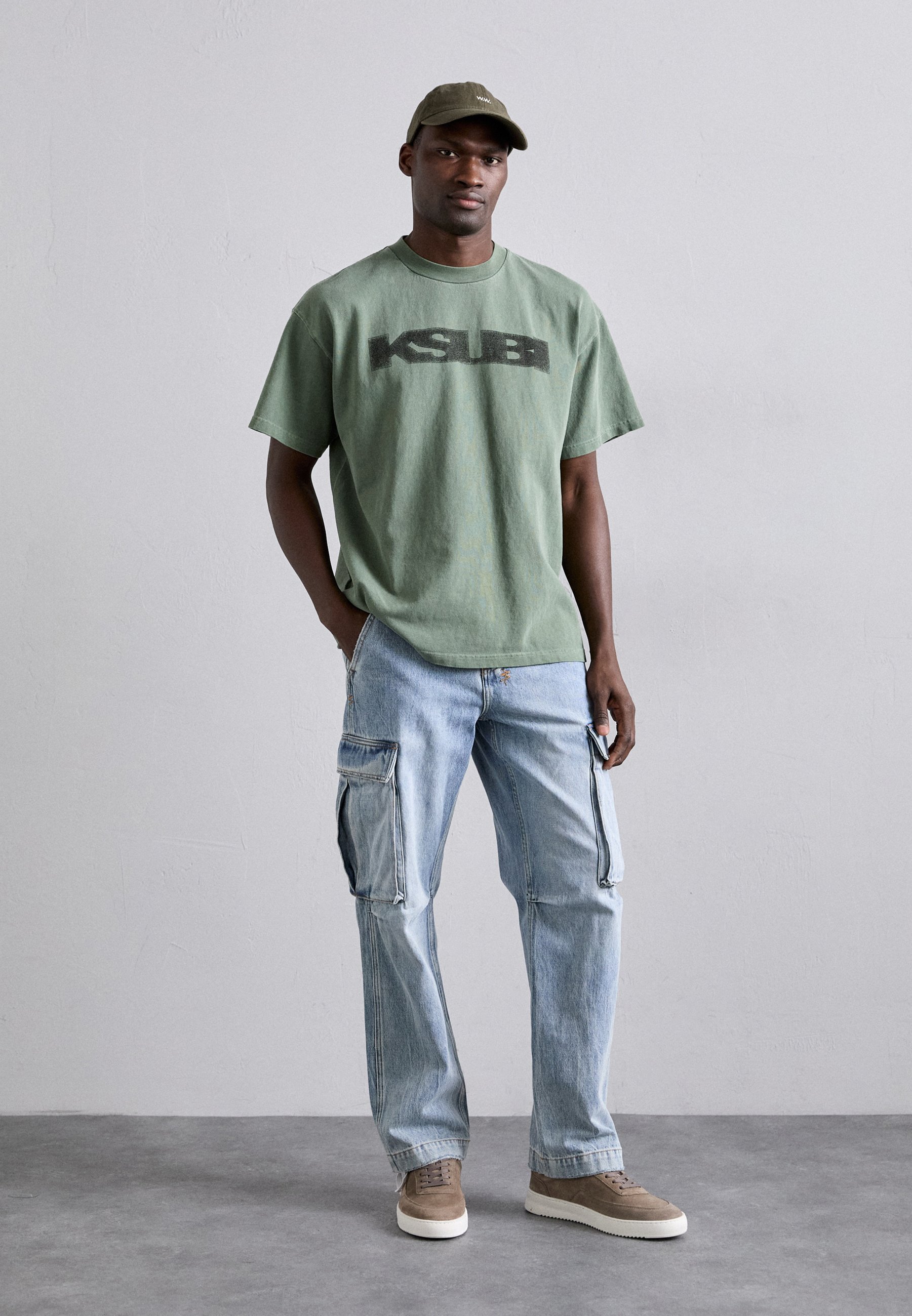 [Ksubi]*Riot Cargo Pant Rekon*リラックスフィット カーゴ Riot Cargo Pants For Men - Blue Ice | Ksubi ++
