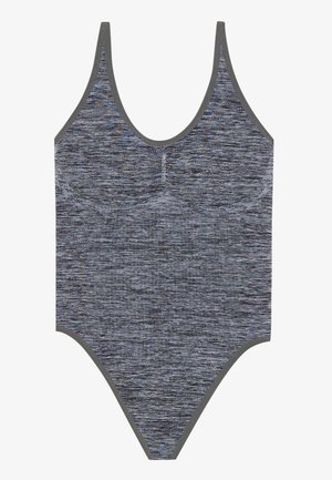 Even&Odd active SEAMLESS LEOTARD - Leotard - black/dark grey