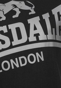 Lonsdale SYMONDSBURY - Marškinėliai su spaudiniu - black /grey