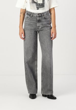 Pernera ancha - grey denim