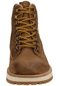 camel active Lace-up ankle boots - cognac