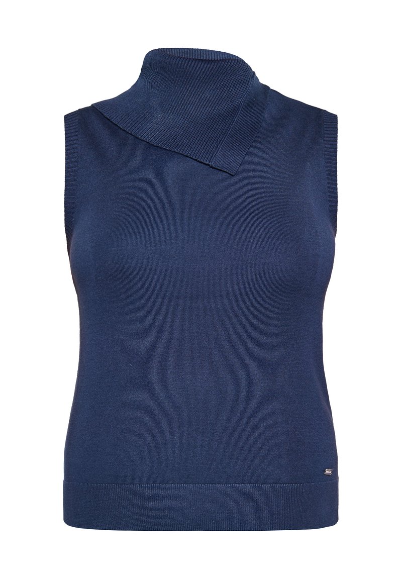 dreimaster Top donkerblauw denim