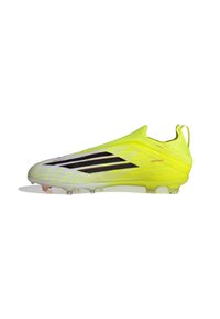 adidas Performance F50 ELITE LACELESS FIRM GROUND KIDS UNISEX - Μπότες ποδοσφαίρου για σταθερό έδαφος - team solar yellow 2/core black/lucid red