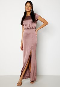 Bubbleroom SATIN S/S SLIT GOWN - Abiti per occasioni speciali - mauve
