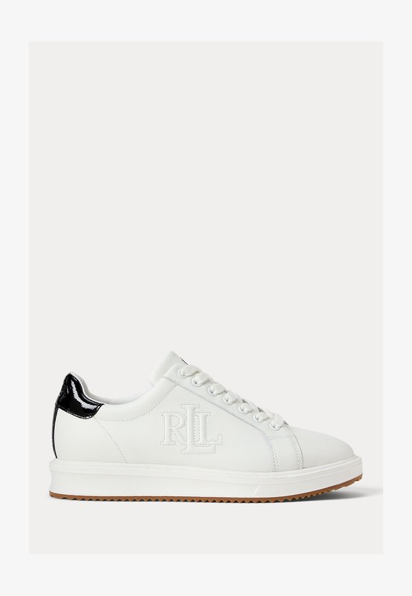 AINSLEY SMOOTH & CRINKLE LEATHER SNEAKER - Trainers