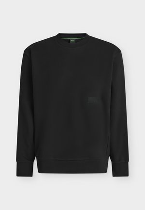 BOSS, CREWNECK - Bluză de molton - black