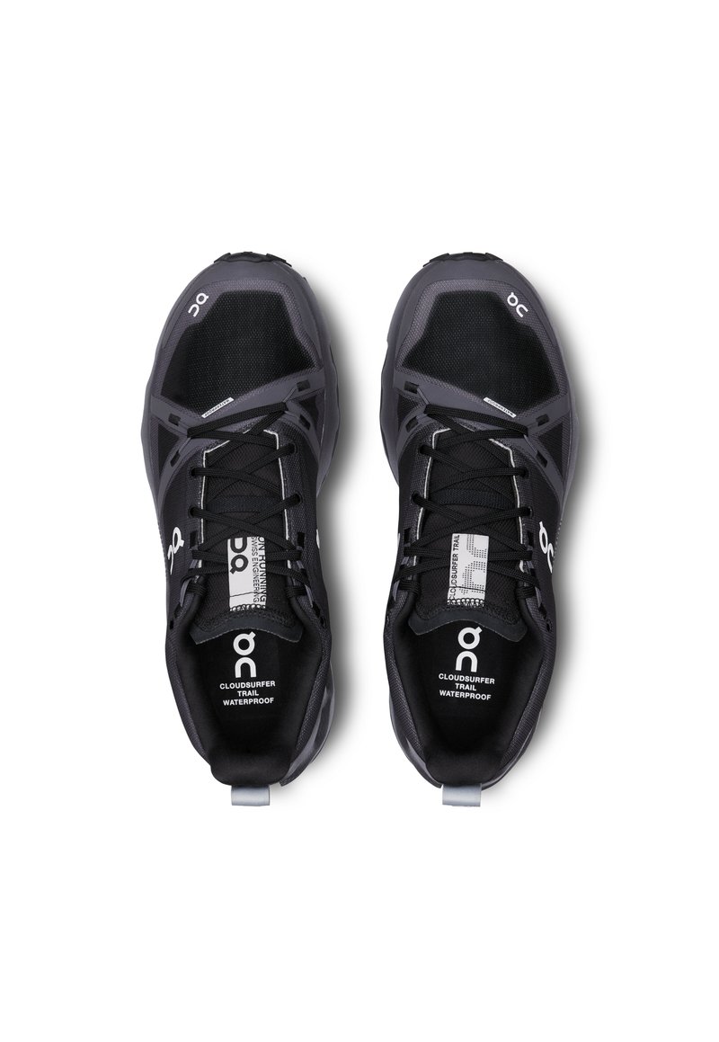 On CLOUDSURFER WP Trail running shoes black eclipse/black
