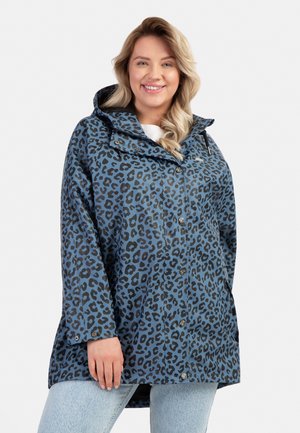 Schmuddelwedda SCHMUDDELWEDDA MIT ALLOVER-LEOMUSTER BRIDGEPORT - Parka - blau grau schwarz leo