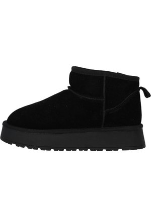 Platform ankle boots - schwarz