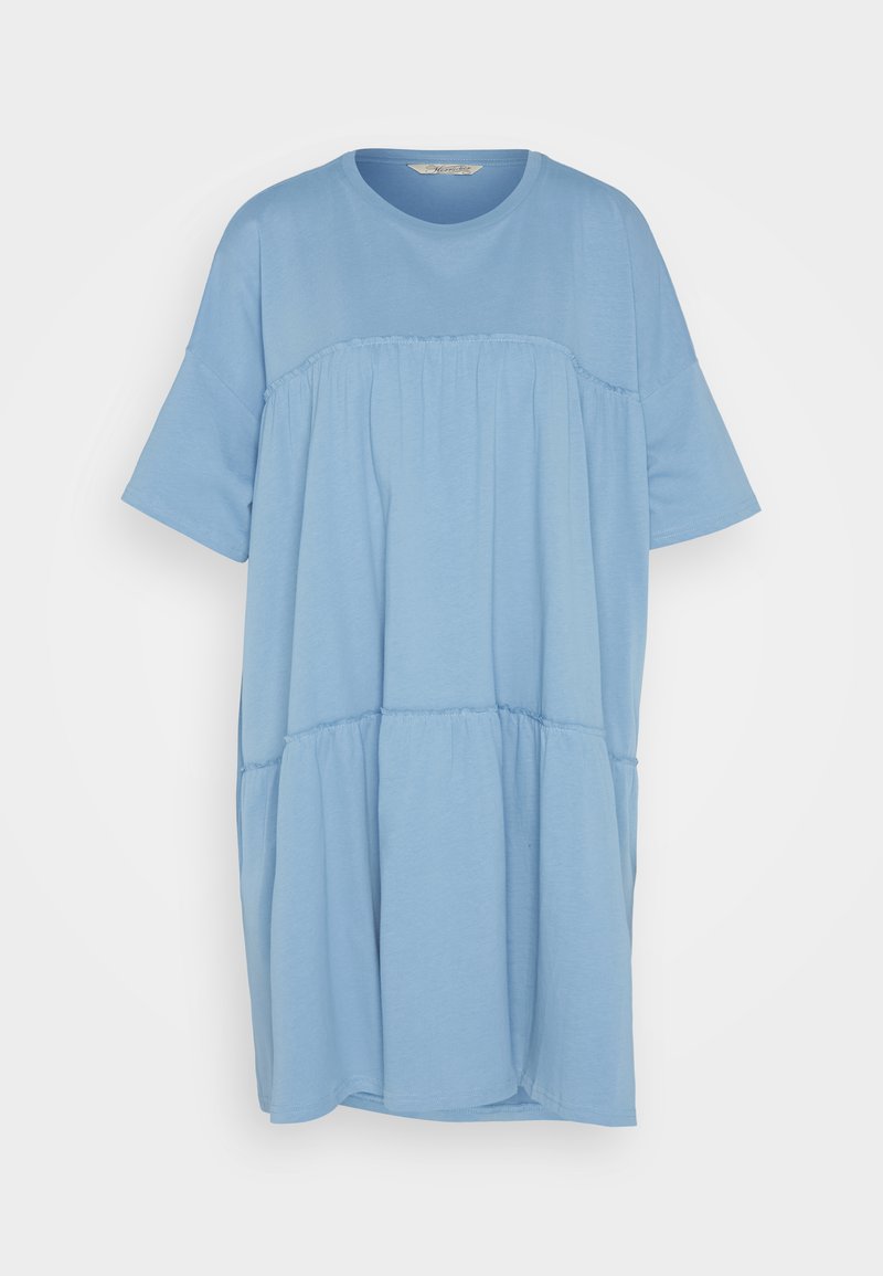 Herrlicher Jerseyjurk blauw denim/bluedenim Herrlicher Jerseyjurk blauw denim/bluedenim